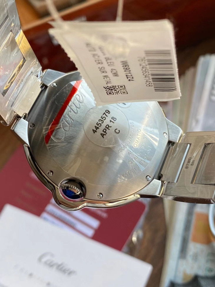 1比1復刻卡地亞藍氣球繫列腕錶男價格 WE9009Z3￥3180-復刻手錶
