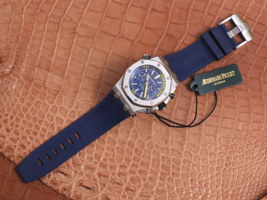 一比一高仿愛彼手錶價格圖片 tw廠愛彼皇家橡樹離岸型26703ST.OO.A027CA.01 藍莓￥3980-復刻手錶